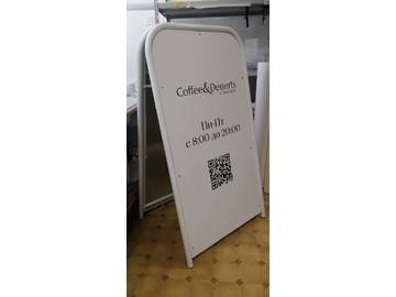 штендер для кофейни